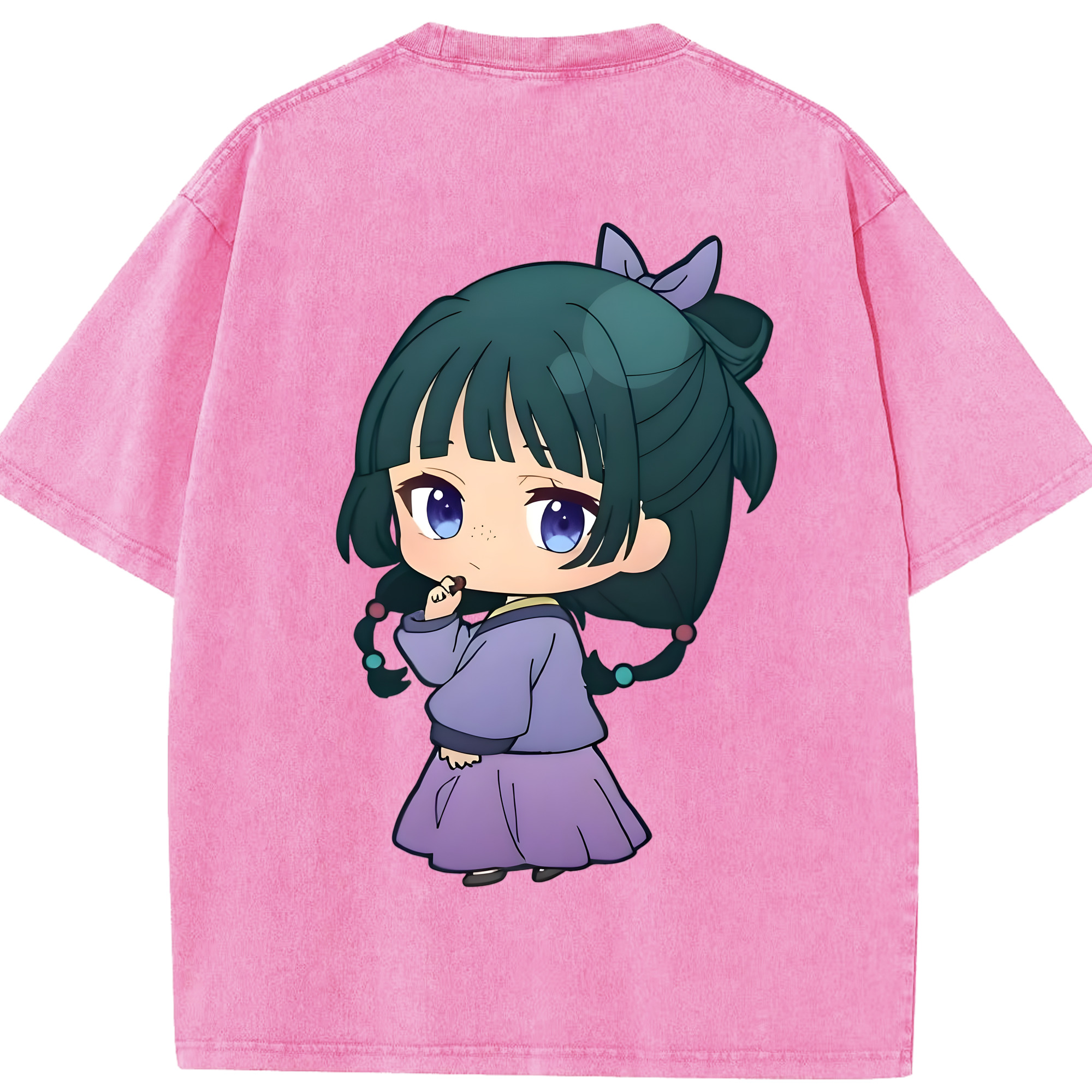 （画像用） 薬屋のひとりごと The Apothecary Diaries 綿100% ヴィンテージ風 半袖Tシャツ（背面プリント）